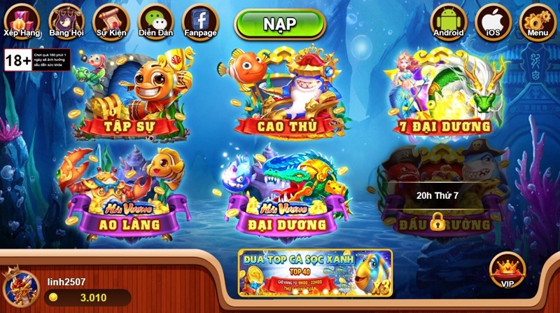 Cách chơi vua bắn cá hiệu quả tại Manclub